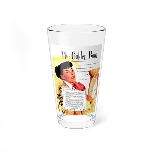 The Golden Bowl, Woman's Home Companion, May 1948 (Magazine Illustration) Pint Glass 16oz 16oz - Go Mug Yourself