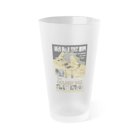 THE GOLDEN BOX 1970 Movie Poster - Frosted Pint Glass 16oz-Go Mug Yourself