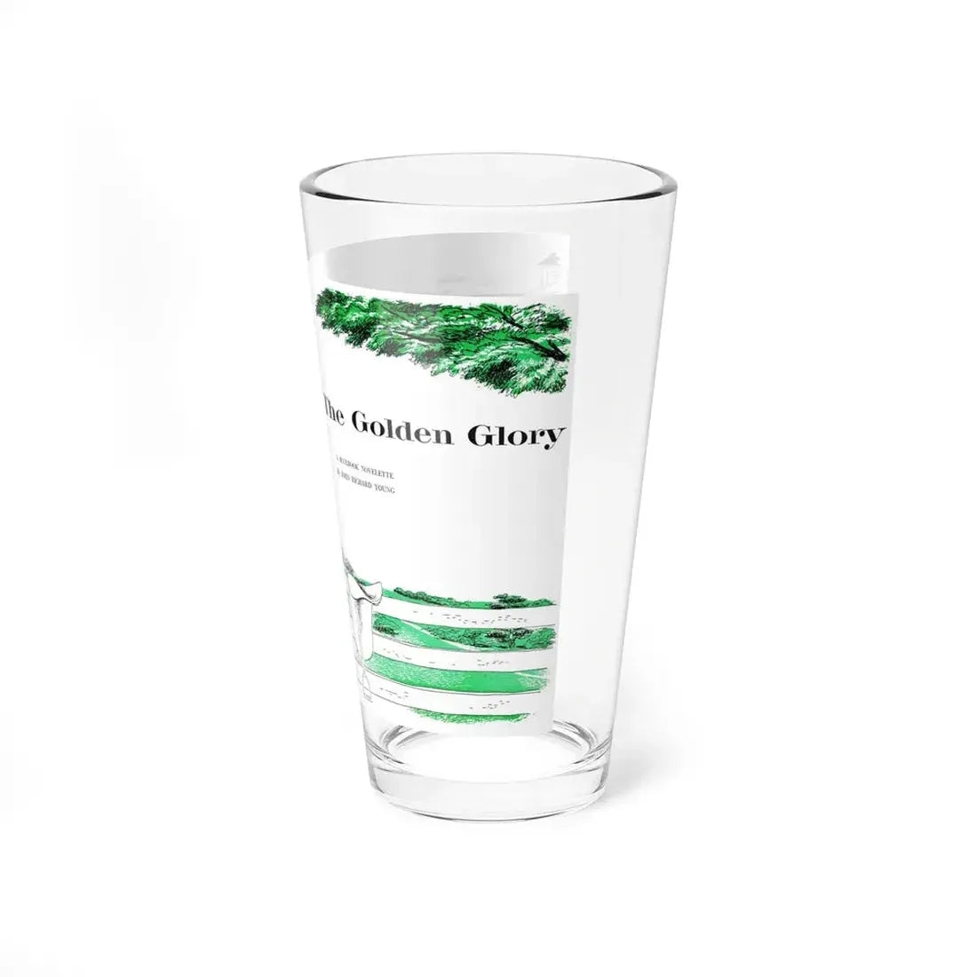 The Golden Glory, Bluebook Magazine, November 1953 (Magazine Illustration) Pint Glass 16oz - Go Mug Yourself