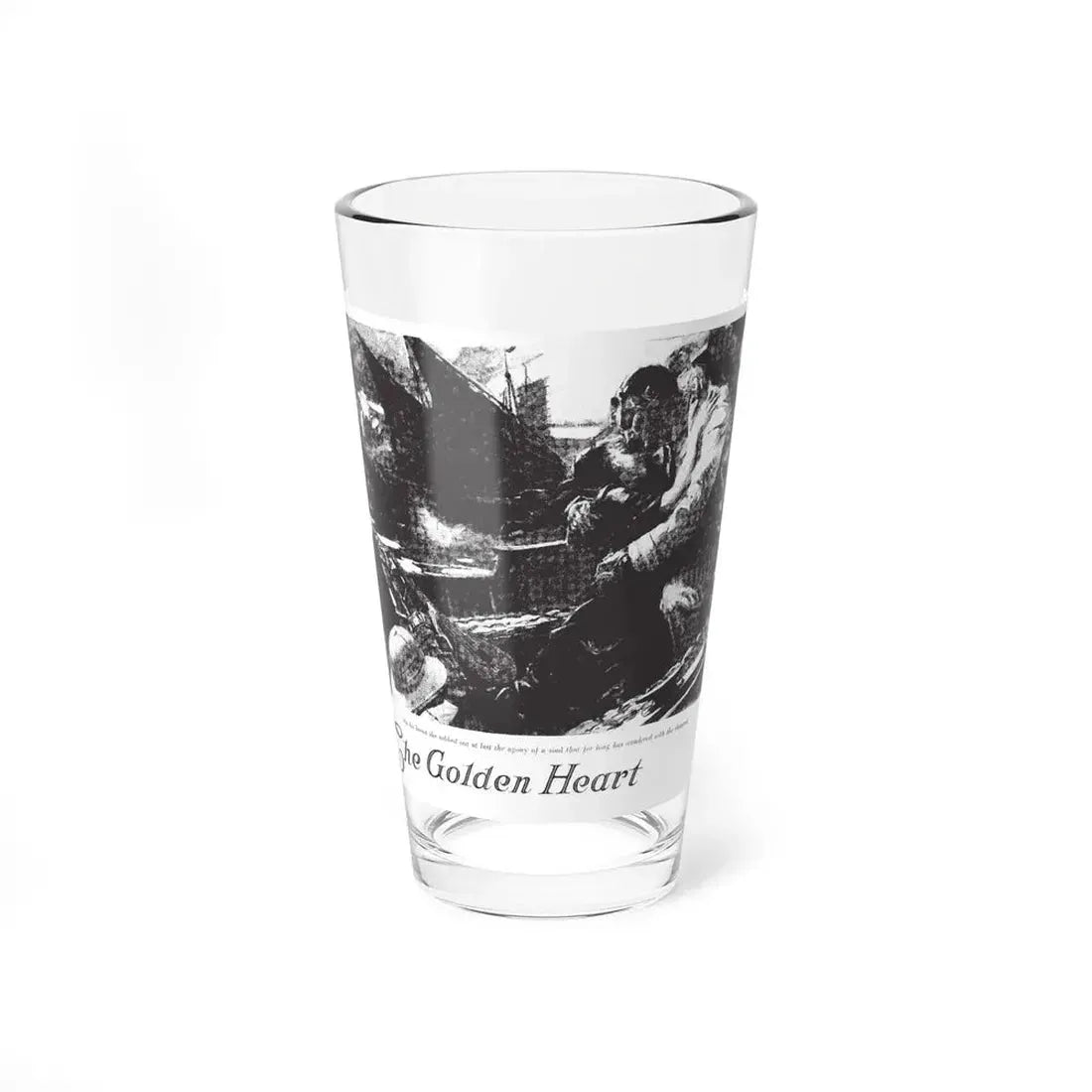 The Golden Heart (1), Collier's, January 7, 1928 (Magazine Illustration) Pint Glass 16oz 16oz - Go Mug Yourself