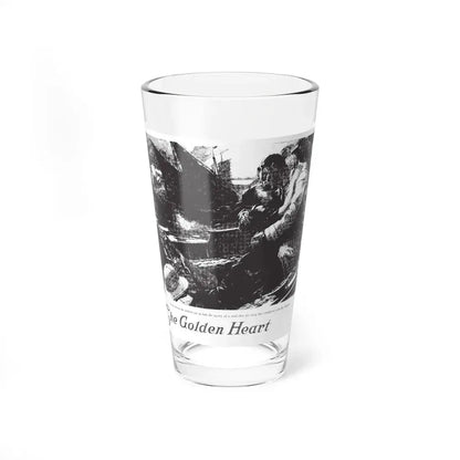 The Golden Heart (1), Collier's, January 7, 1928 (Magazine Illustration) Pint Glass 16oz 16oz - Go Mug Yourself