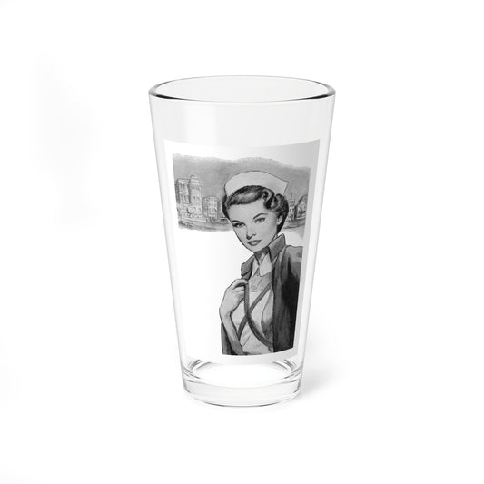 The Golden Hour, Woman And Home, 1955 (2) (Magazine Illustration) Pint Glass 16oz-16oz-Go Mug Yourself