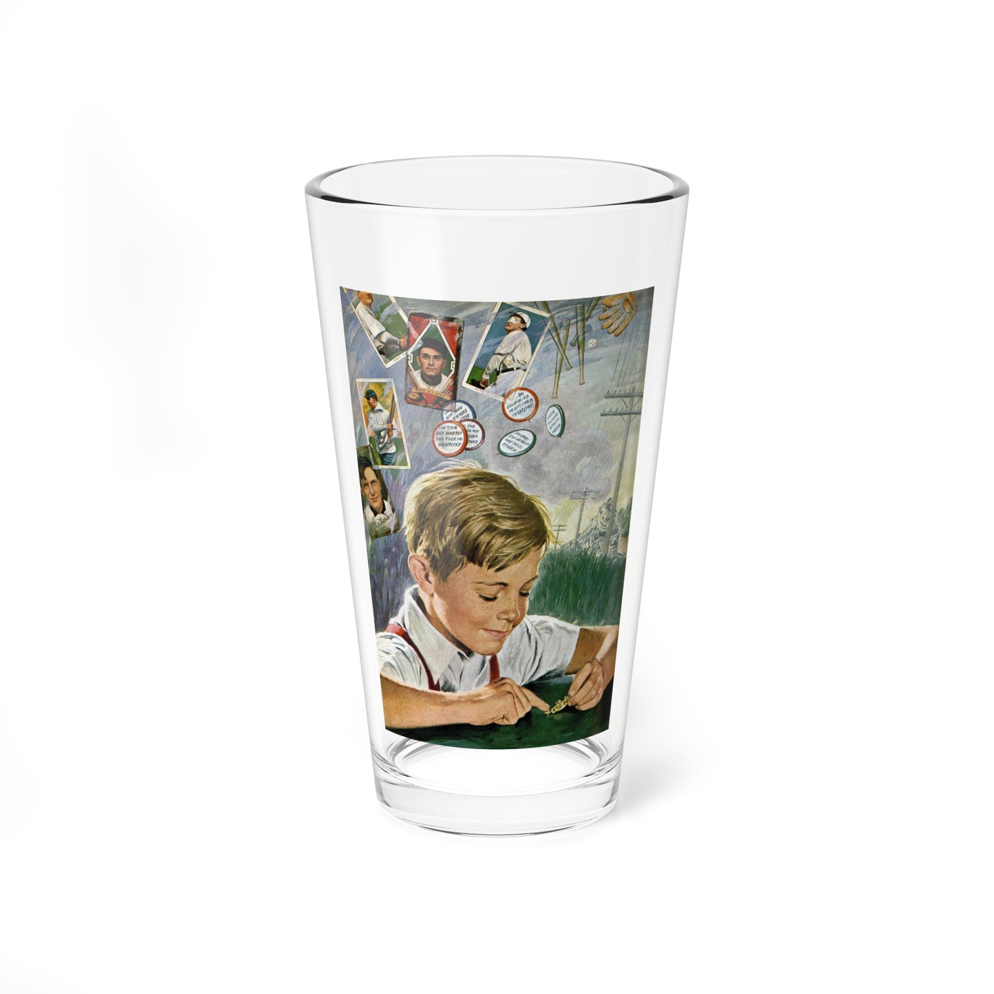 The Golden Key, Good Housekeeping, November 1944 (Magazine Illustration) Pint Glass 16oz-16oz-Go Mug Yourself