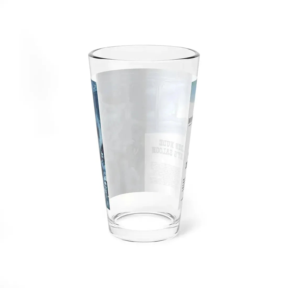 The Golden Nude In Bromley's Saloon, OK-For-Men magazine (Magazine Illustration) Pint Glass 16oz - Go Mug Yourself