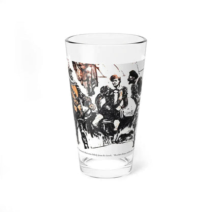 The Golden Snare (2), Blue Book Magazine, August 1949 (Magazine Illustration) Pint Glass 16oz 16oz - Go Mug Yourself