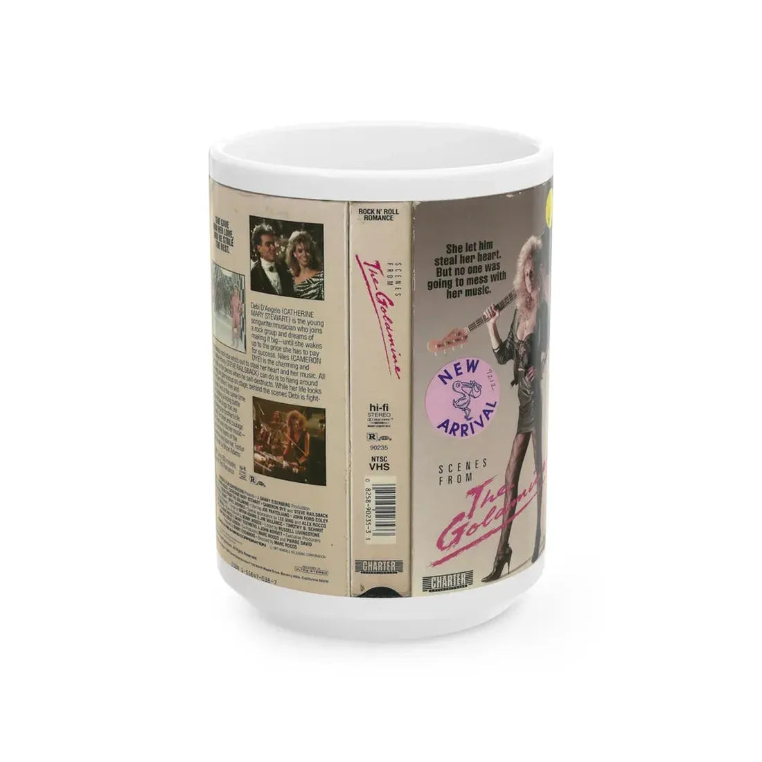 THE GOLDMINE (VHS COVER) - White Coffee Mug 15oz - Go Mug Yourself