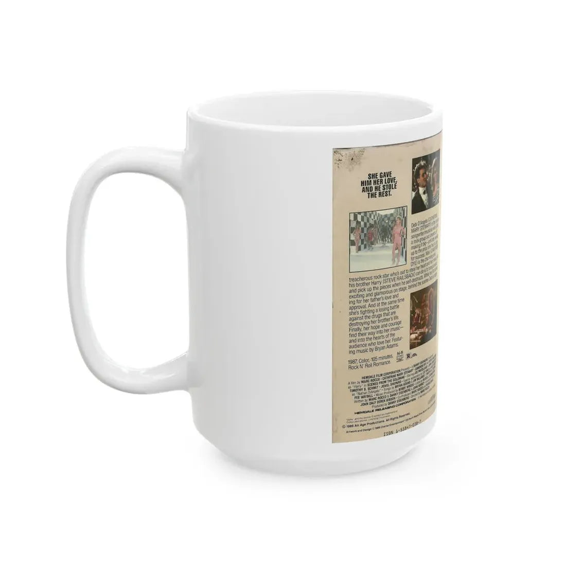 THE GOLDMINE (VHS COVER) - White Coffee Mug - Go Mug Yourself