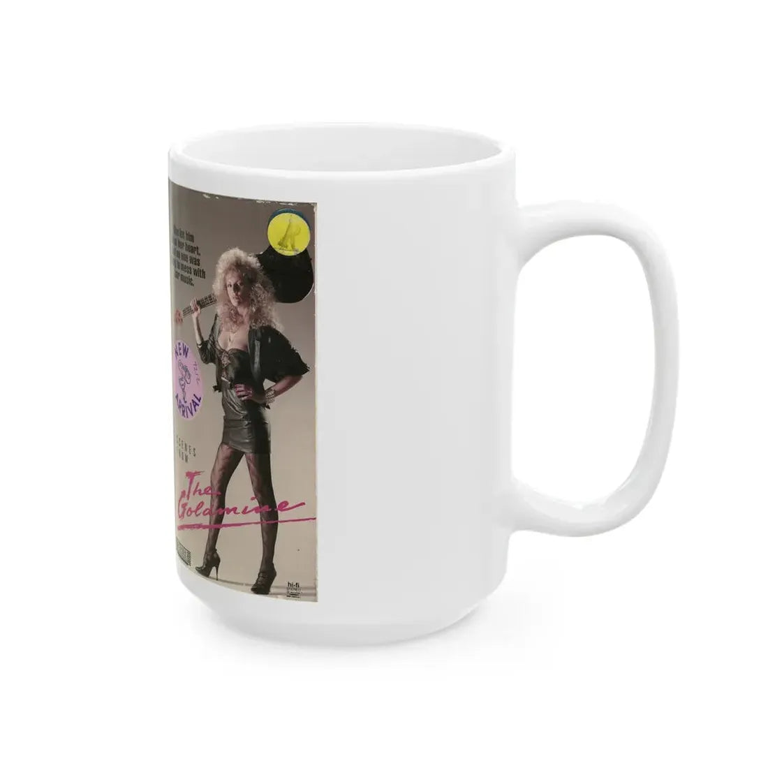 THE GOLDMINE (VHS COVER) - White Coffee Mug - Go Mug Yourself