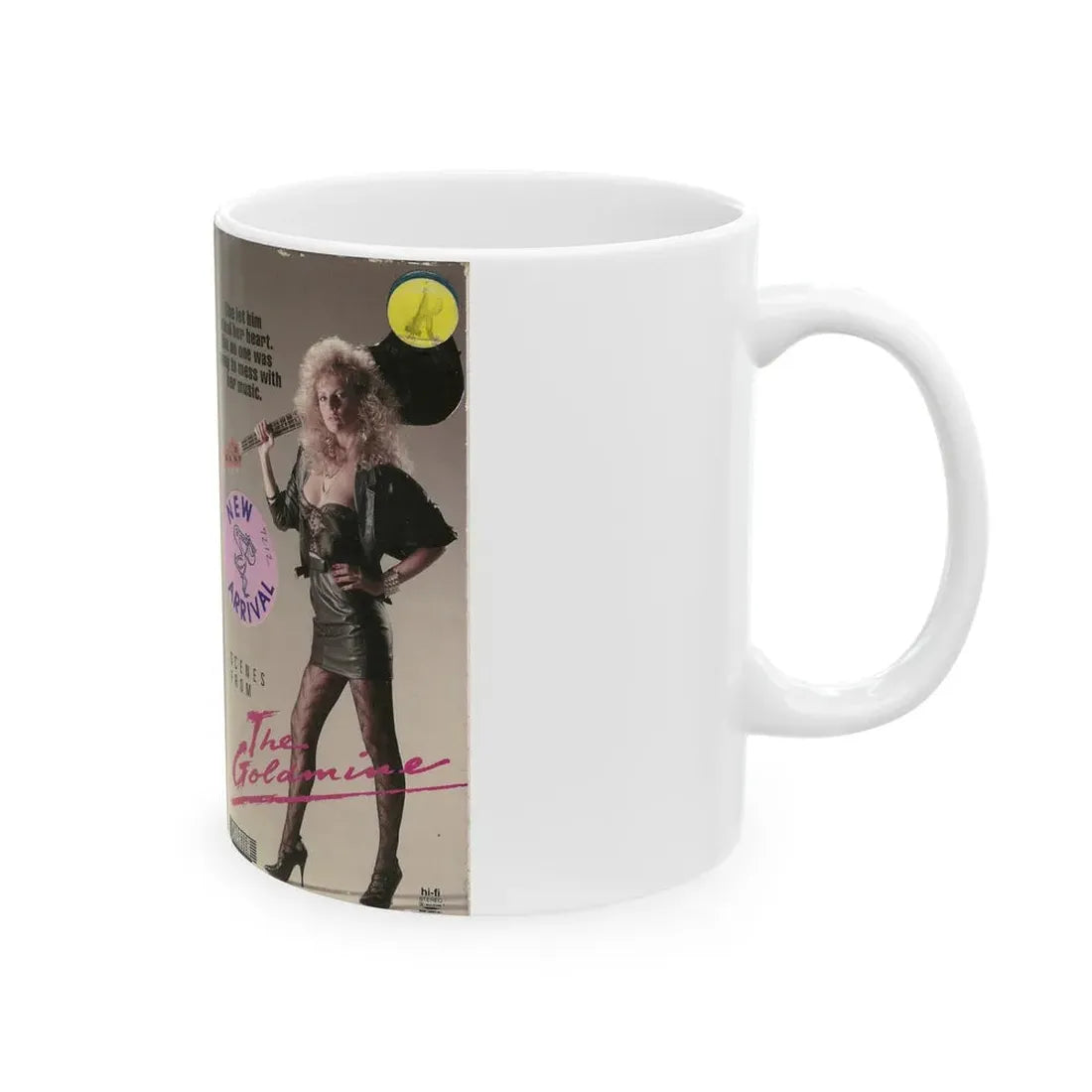 THE GOLDMINE (VHS COVER) - White Coffee Mug - Go Mug Yourself