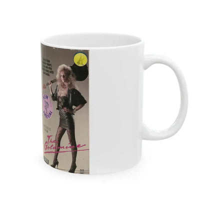 THE GOLDMINE (VHS COVER) - White Coffee Mug - Go Mug Yourself