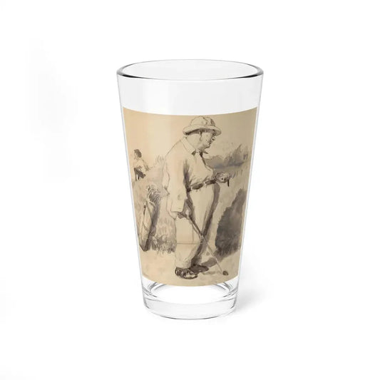 The Golfer, interior magazine illustration, circa 1919 (Magazine Illustration) Pint Glass 16oz 16oz - Go Mug Yourself