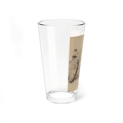 The Golfer, interior magazine illustration, circa 1919 (Magazine Illustration) Pint Glass 16oz-Go Mug Yourself