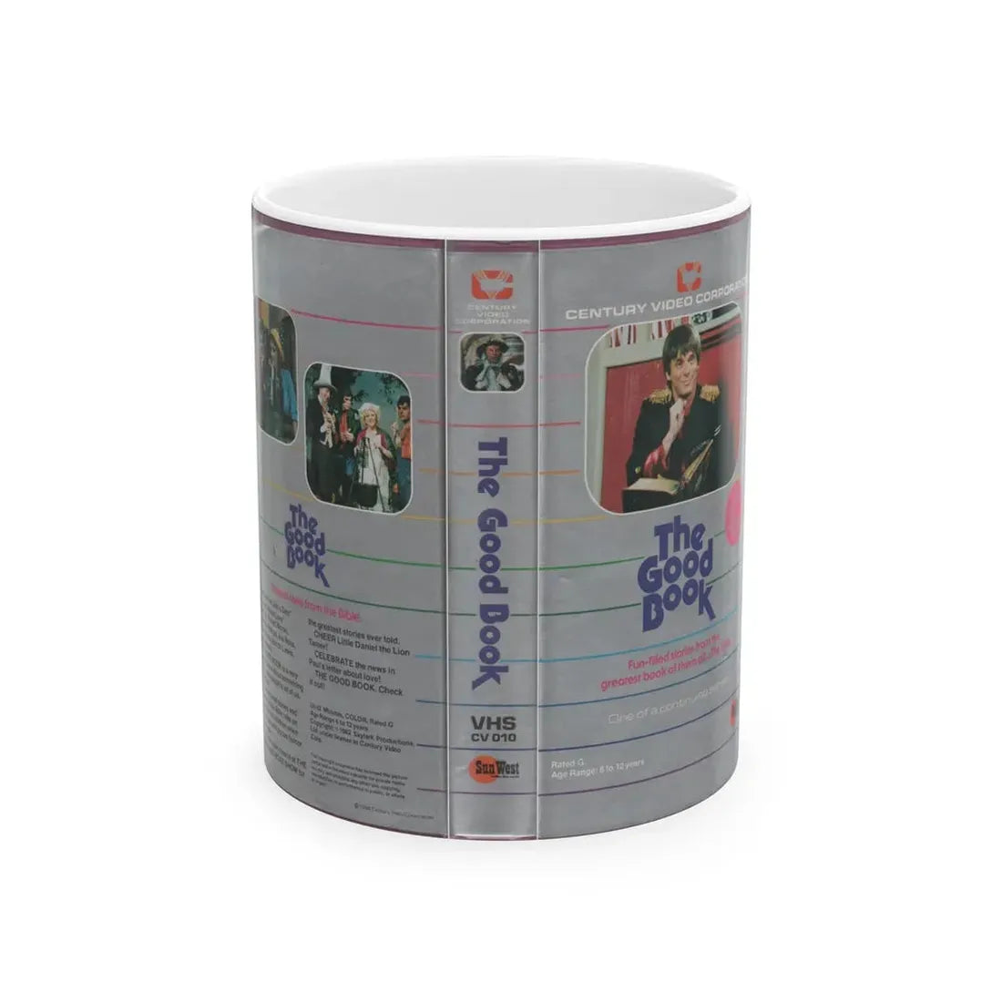 THE GOOD BOOK (VHS COVER) - White Coffee Mug 11oz - Go Mug Yourself