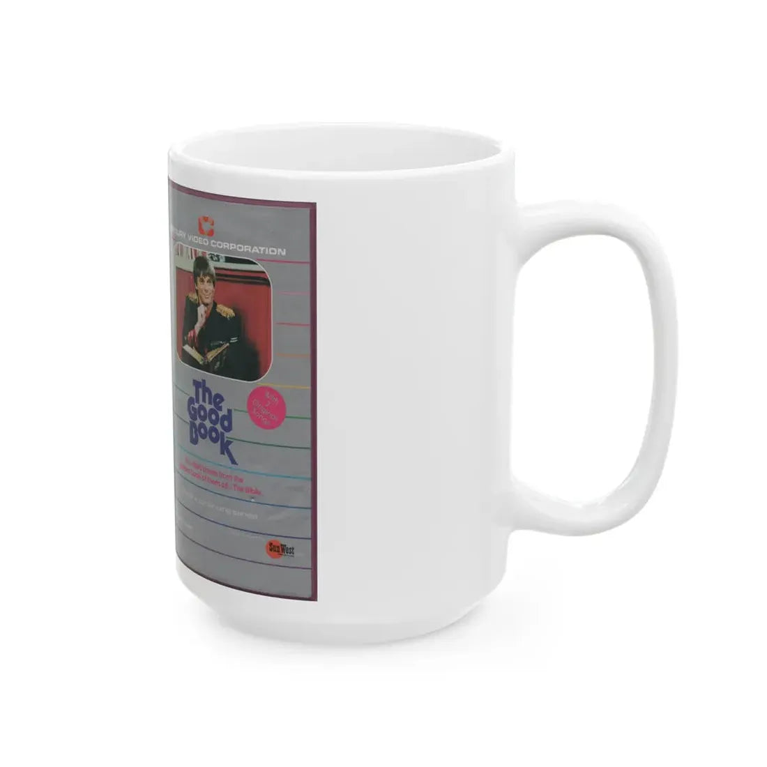 THE GOOD BOOK (VHS COVER) - White Coffee Mug - Go Mug Yourself