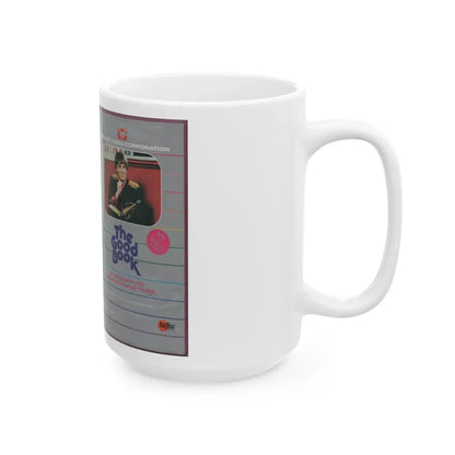 THE GOOD BOOK (VHS COVER) - White Coffee Mug - Go Mug Yourself