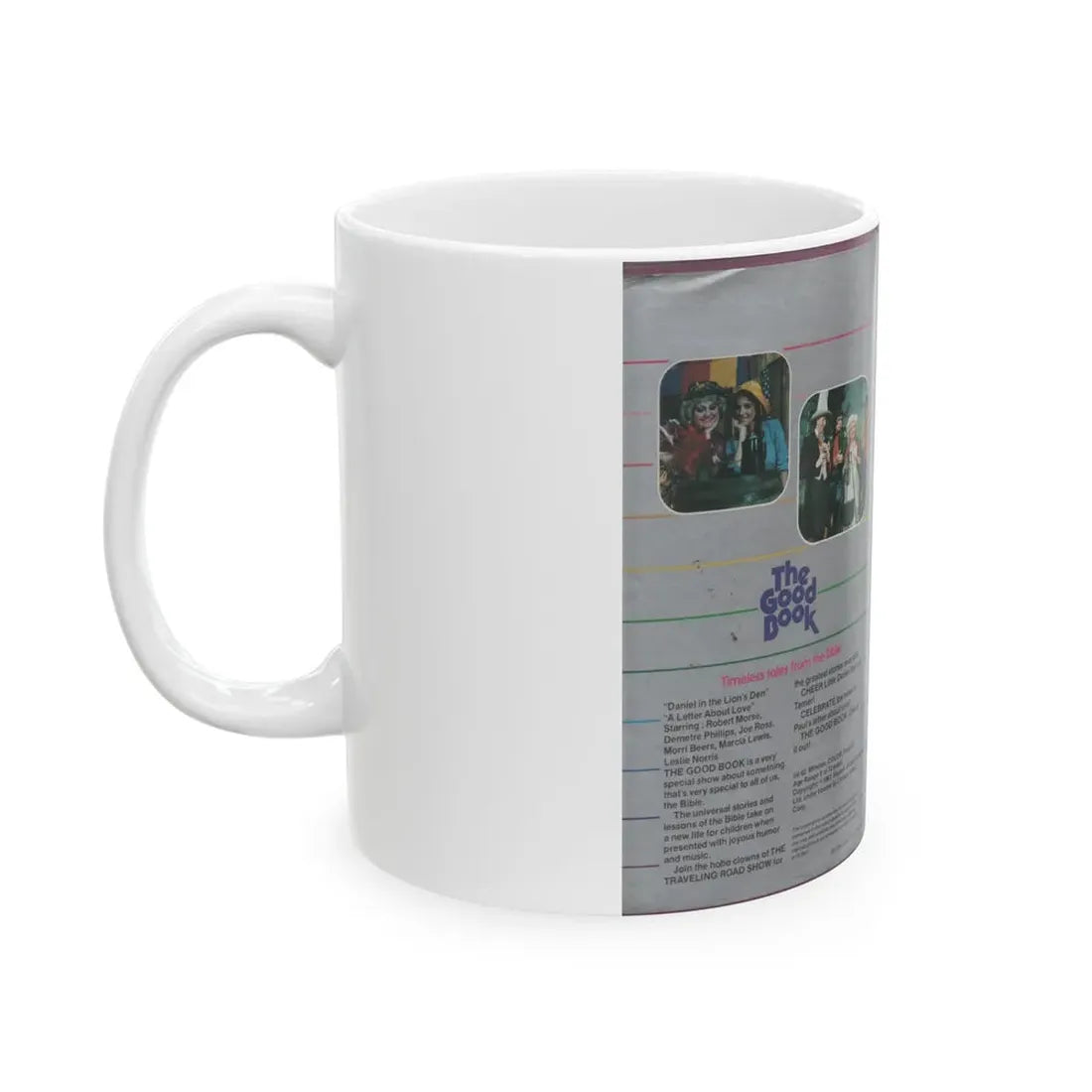 THE GOOD BOOK (VHS COVER) - White Coffee Mug - Go Mug Yourself