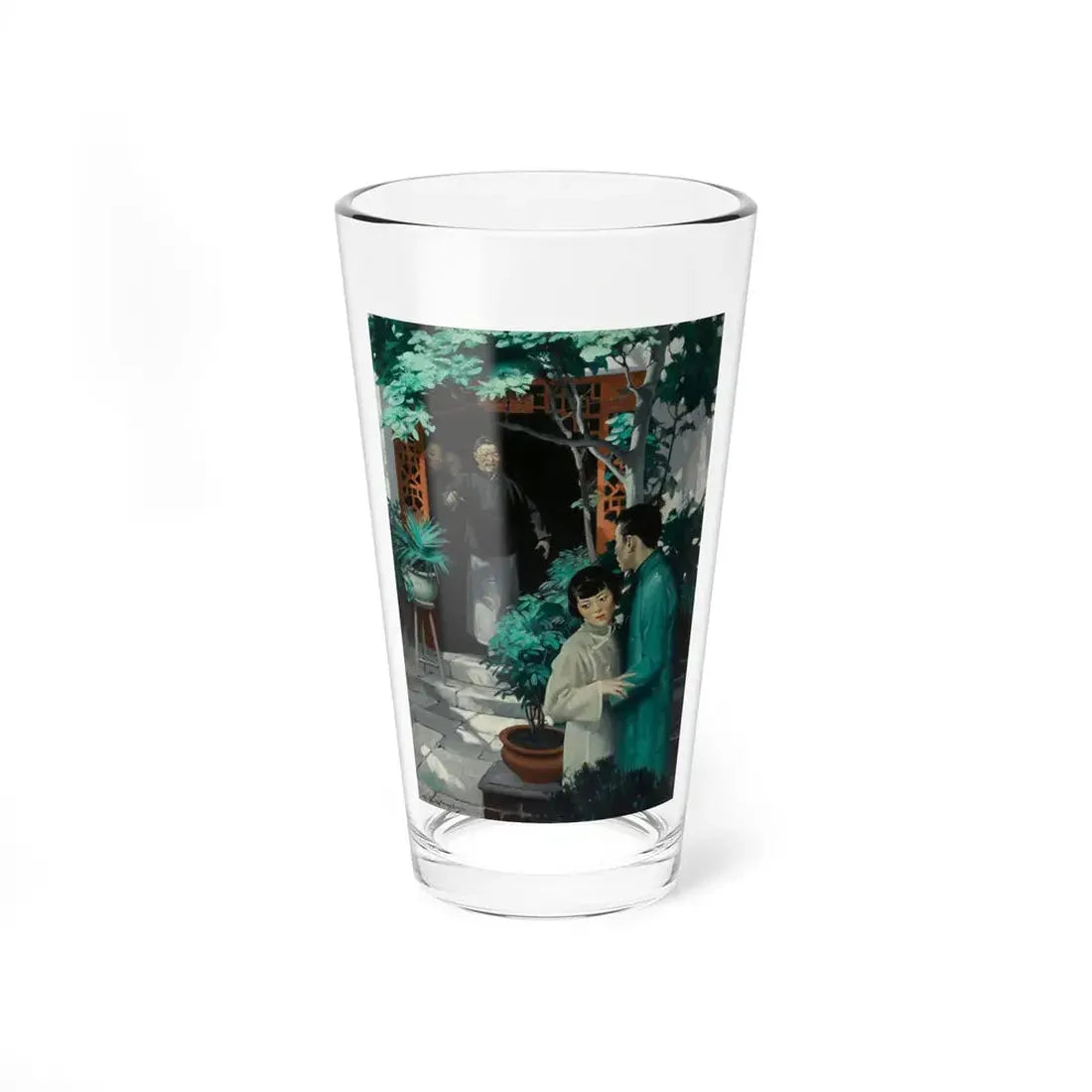 The Good Earth, story Illustration (Magazine Illustration) Pint Glass 16oz 16oz - Go Mug Yourself