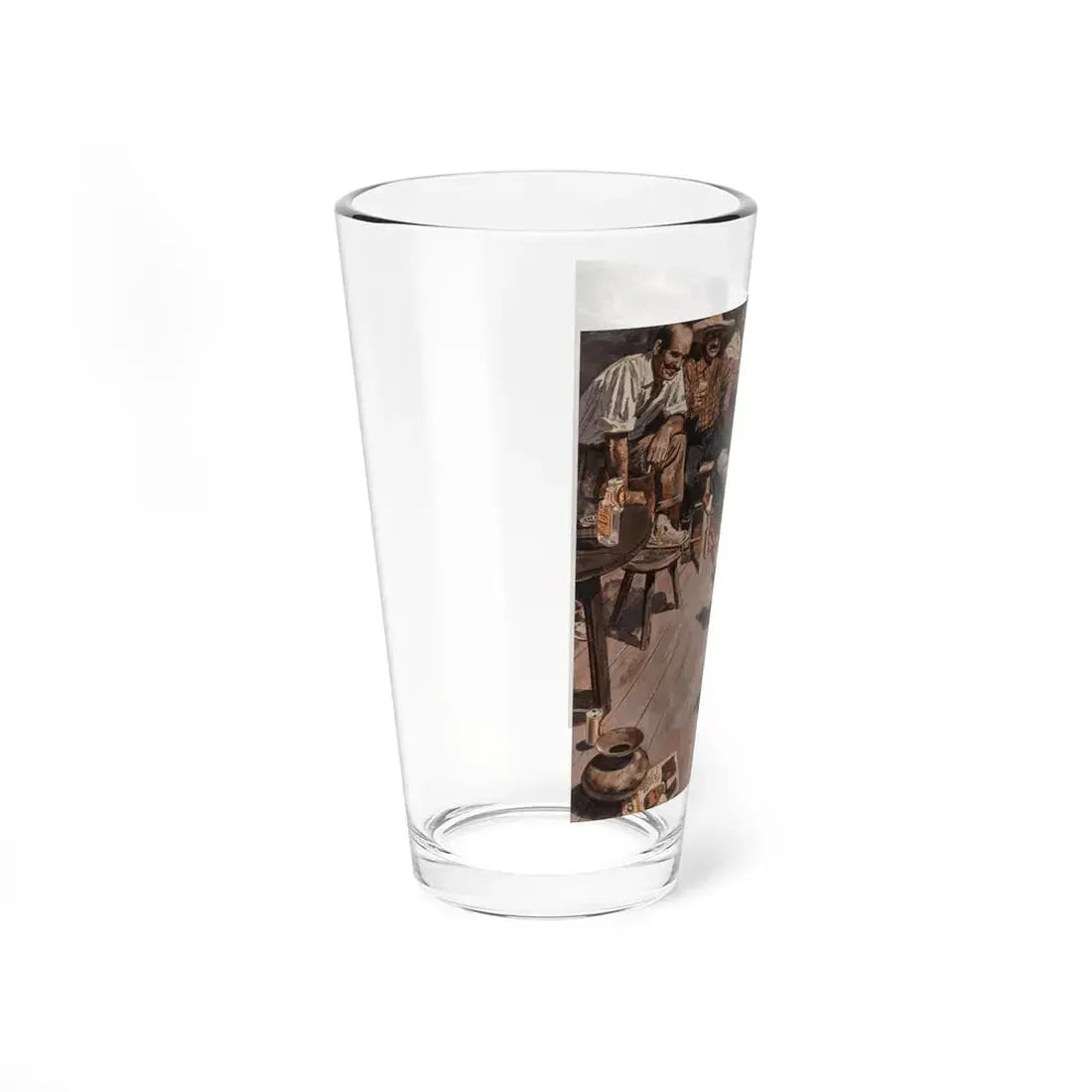 The Good Fight, Argosy magazine cover, 1958 (Magazine Illustration) Pint Glass 16oz - Go Mug Yourself