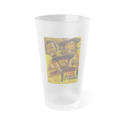 THE GOOD, THE BAD & THE UGLY (2) 1966 Movie Poster - Frosted Pint Glass 16oz-Go Mug Yourself