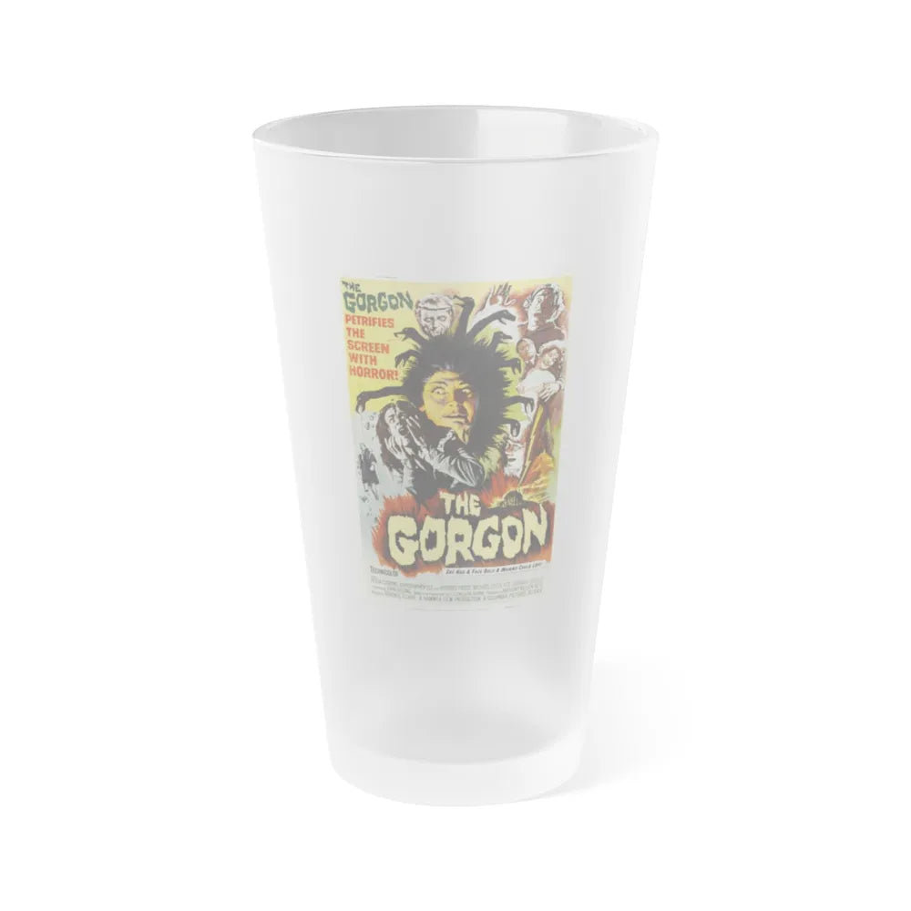 THE GORGON 1964 Movie Poster - Frosted Pint Glass 16oz-Go Mug Yourself