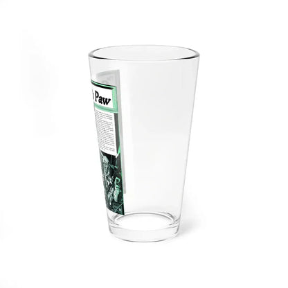 The Gorilla's Paw, Terror Illustrated, December 1955 (Magazine Illustration) Pint Glass 16oz - Go Mug Yourself