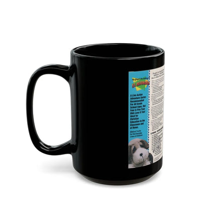 THE GOSPEL ACCORDING TO ST BERNARD (VHS COVER) - Black Coffee Mug-Go Mug Yourself