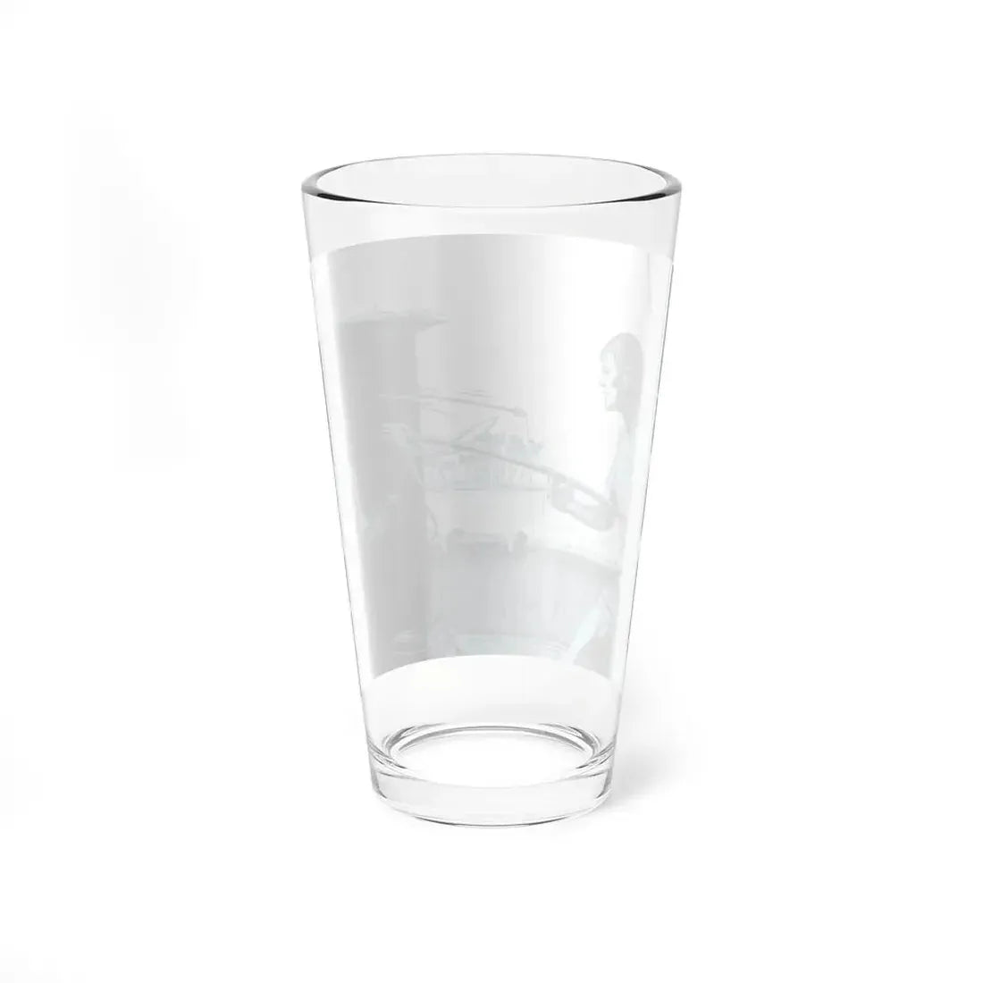 The Governor's Box, Bluebook, February 1954 (Magazine Illustration) Pint Glass 16oz - Go Mug Yourself