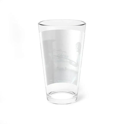 The Governor's Box, Bluebook, February 1954 (Magazine Illustration) Pint Glass 16oz - Go Mug Yourself