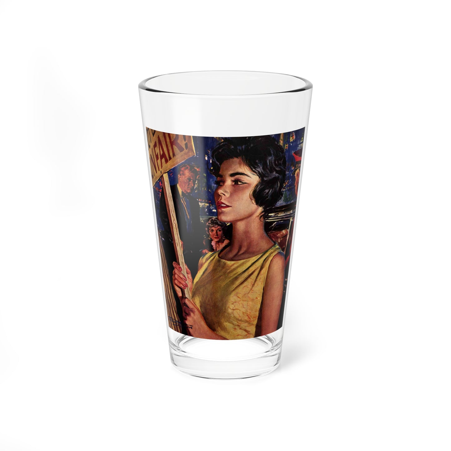 The Governor's Girl, Saturday Evening Post, April 2, 1960 (Magazine Illustration) Pint Glass 16oz-16oz-Go Mug Yourself