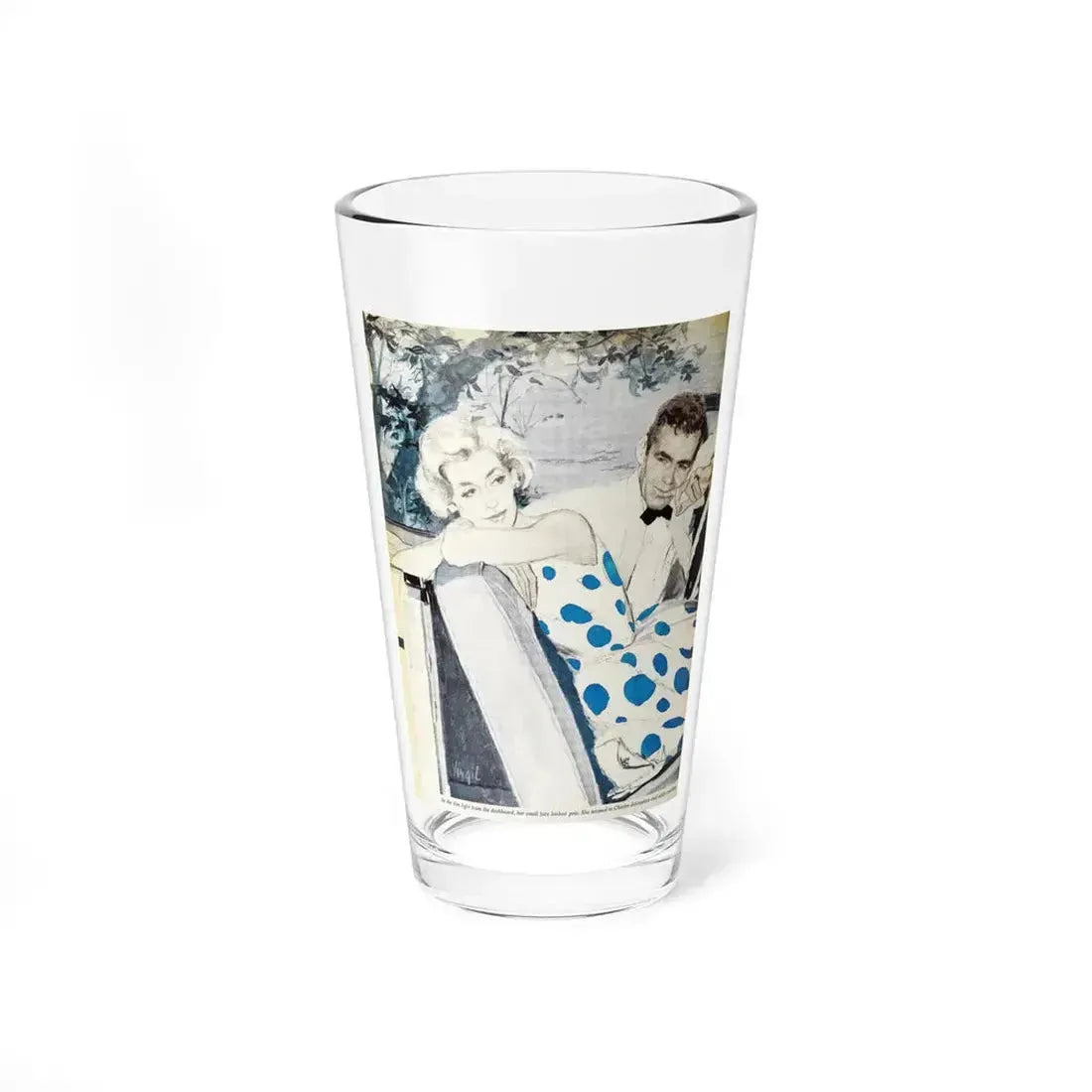 The Graduation of Charles Osgood, Woman's Day, June 1959 (Magazine Illustration) Pint Glass 16oz 16oz - Go Mug Yourself