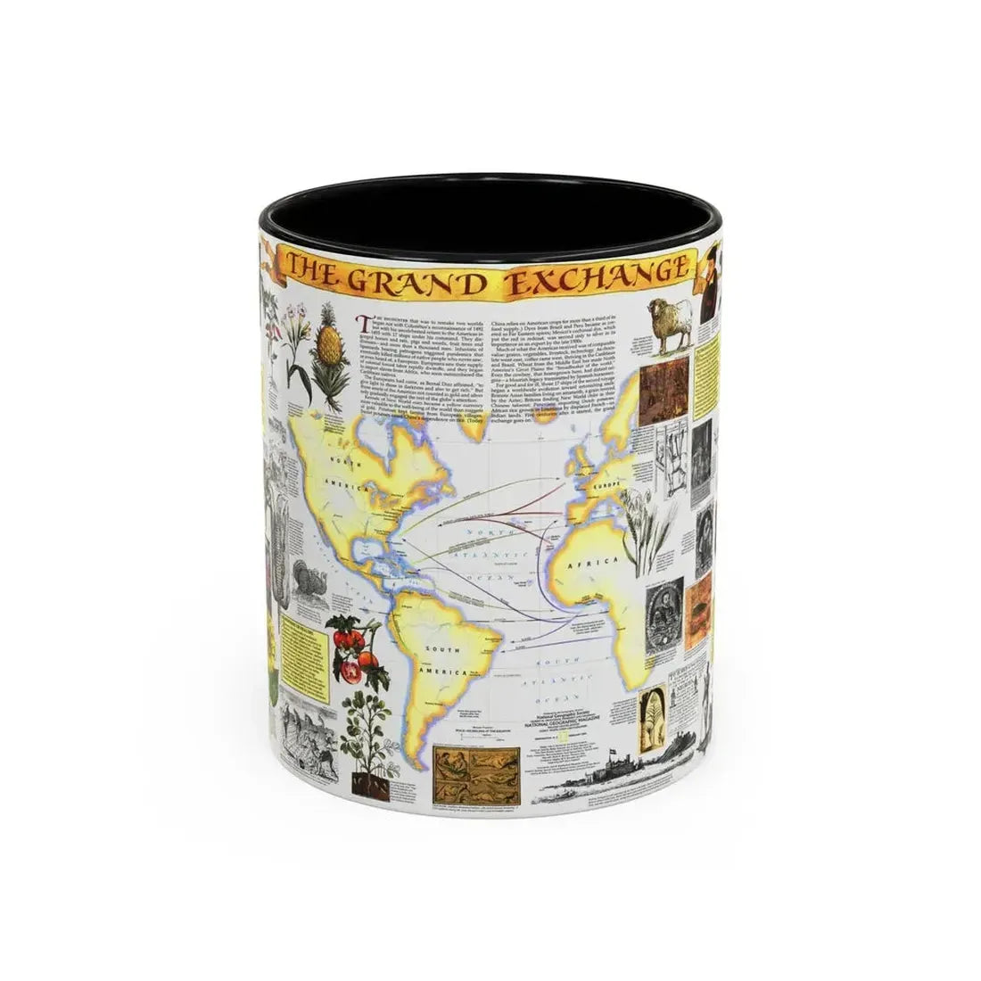 The Grand Exchange (1992) (Map) Accent Coffee Mug 11oz Black - Go Mug Yourself