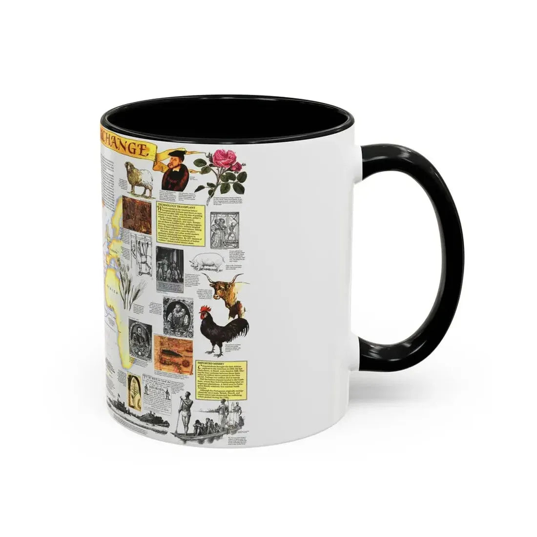 The Grand Exchange (1992) (Map) Accent Coffee Mug - Go Mug Yourself