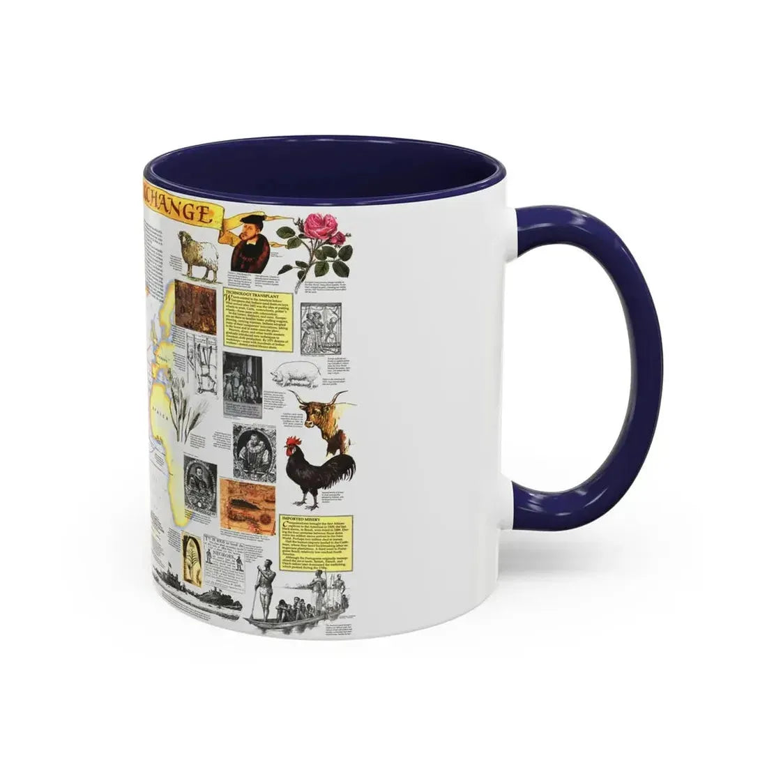 The Grand Exchange (1992) (Map) Accent Coffee Mug - Go Mug Yourself