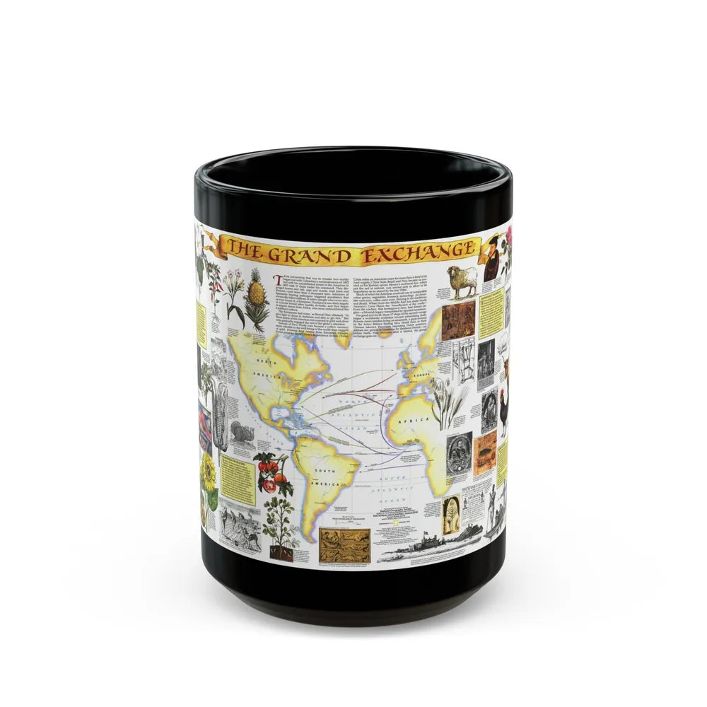 The Grand Exchange (1992) (Map) Black Coffee Mug-15oz-Go Mug Yourself