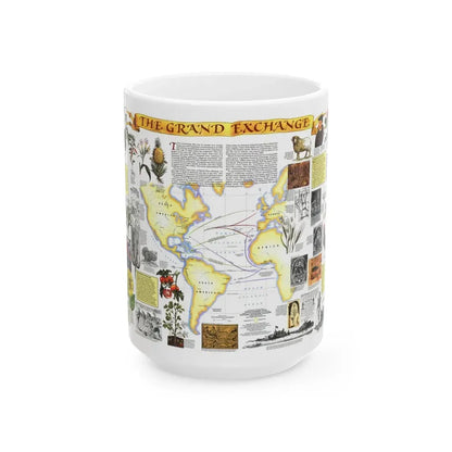 The Grand Exchange (1992) (Map) White Coffee Mug 15oz - Go Mug Yourself