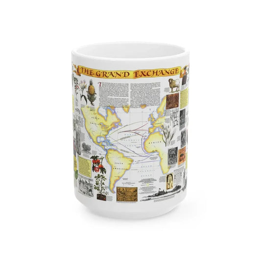 The Grand Exchange (1992) (Map) White Coffee Mug 15oz - Go Mug Yourself