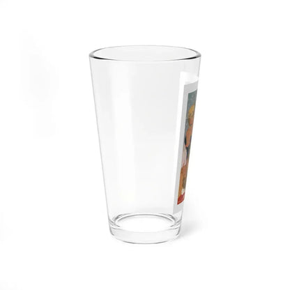 The Grand Tour, The Saturday Evening Post, June 1960 (Magazine Illustration) Pint Glass 16oz - Go Mug Yourself