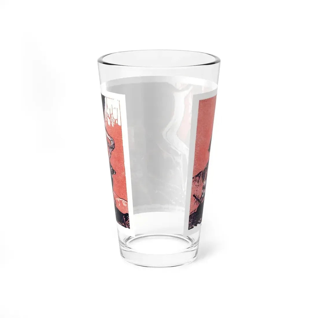 The Gray-faced Buck (3), Blue Book Magazine, February 1947 (Magazine Illustration) Pint Glass 16oz - Go Mug Yourself