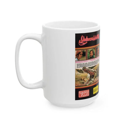 THE GREAT ALLIGATOR TECHNO FILM (VHS COVER) - White Coffee Mug - Go Mug Yourself