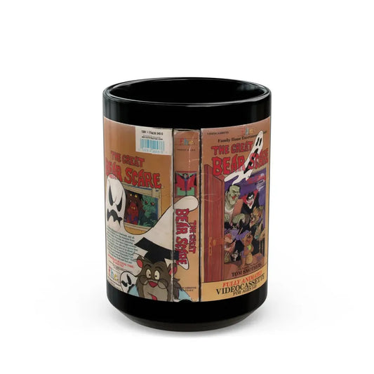 THE GREAT BEAR SCARE (VHS COVER) - Black Coffee Mug 15oz - Go Mug Yourself