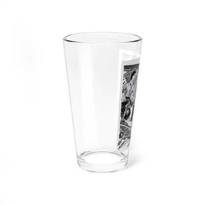 The Great Dandelion Rebellion, This Week Magazine, May 13, 1956 (Magazine Illustration) Pint Glass 16oz - Go Mug Yourself