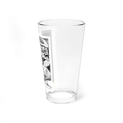 The Great Dandelion Rebellion, This Week Magazine, May 13, 1956 (Magazine Illustration) Pint Glass 16oz - Go Mug Yourself