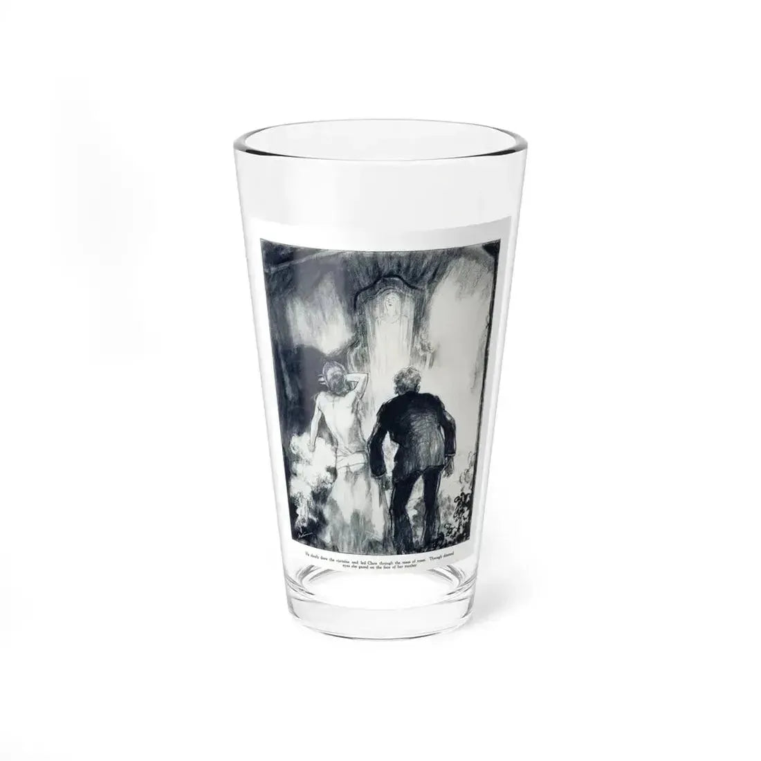 The Great Dismal Swamp Mystery (2), Physical Culture, November 1930 (Magazine Illustration) Pint Glass 16oz 16oz - Go Mug Yourself