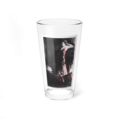 The Great Game (Pt. 1-3), McCall's magazine, January 1930 (Magazine Illustration) Pint Glass 16oz 16oz - Go Mug Yourself