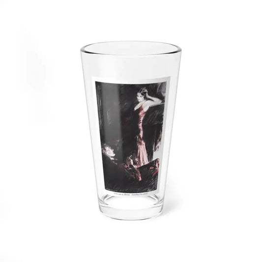 The Great Game (Pt. 1-3), McCall's magazine, January 1930 (Magazine Illustration) Pint Glass 16oz 16oz - Go Mug Yourself