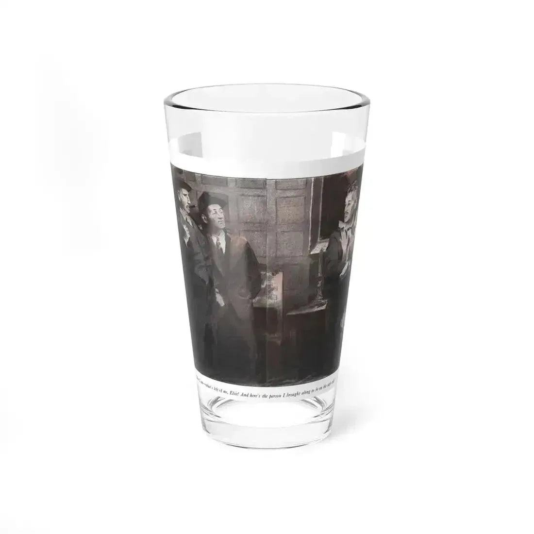 The Great Game (Pt. 2), McCall's magazine, February 1930 (Magazine Illustration) Pint Glass 16oz 16oz - Go Mug Yourself