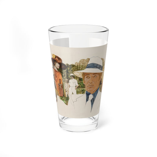 The Great Gatsby study (Magazine Illustration) Pint Glass 16oz-16oz-Go Mug Yourself