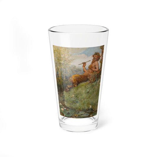 The Great God Pan (Magazine Illustration) Pint Glass 16oz-16oz-Go Mug Yourself