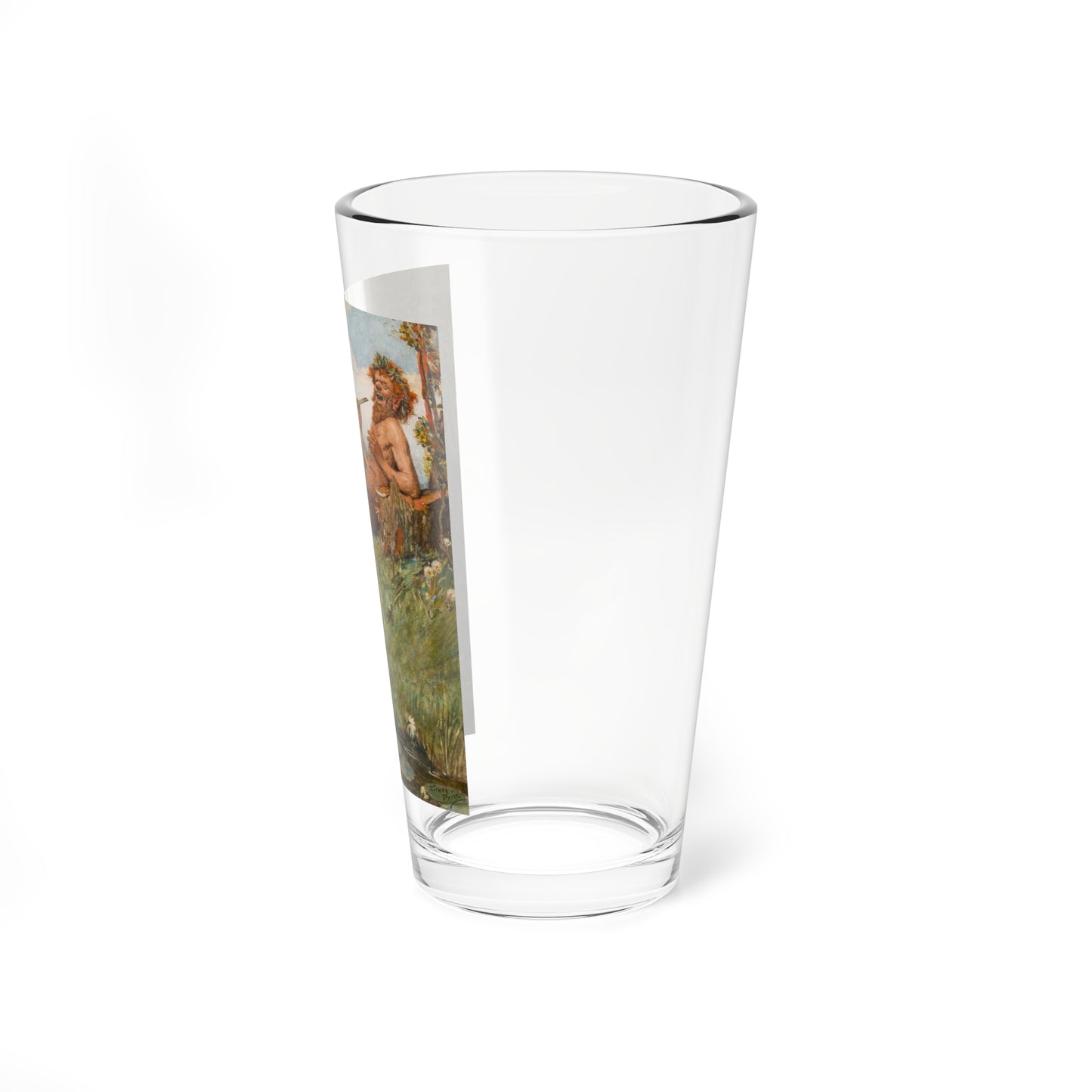 The Great God Pan (Magazine Illustration) Pint Glass 16oz-Go Mug Yourself