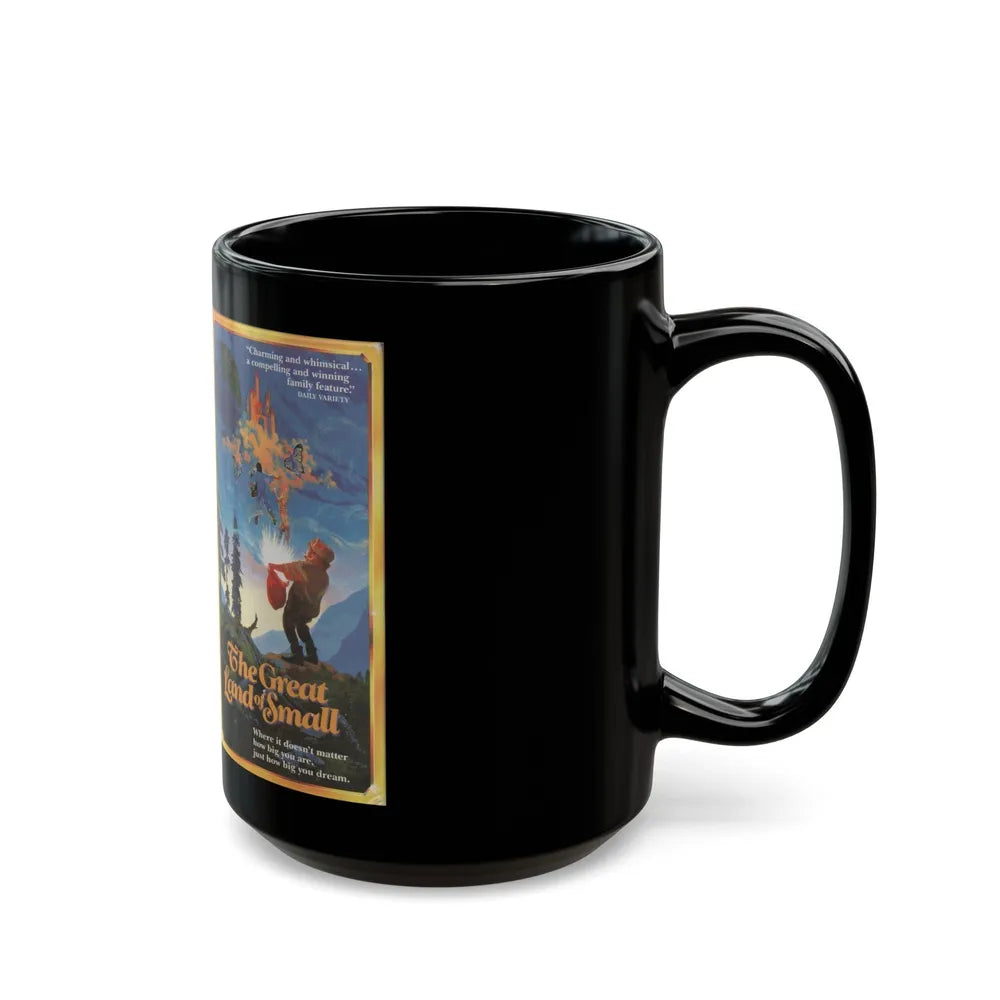 THE GREAT LAND OF SMALL (VHS COVER) - Black Coffee Mug-Go Mug Yourself